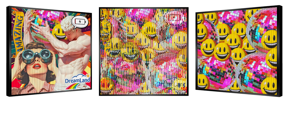 Dreamland Handecular by Hande Ugur, 100 × 100 cm, 2026