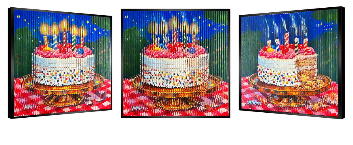 Make a Wish Handecular by Hande Ugur, 100 × 100 cm, 2026
